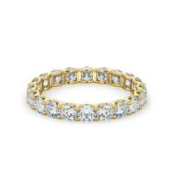 Chloe Lab Diamond Eternity Ring 18K Gold Claw Set 2.00ct H/Si 8 Chloe Lab Diamond Eternity Ring 18K Gold Claw Set 2.00ct H/Si -The Diamond Store HG34 200Y2