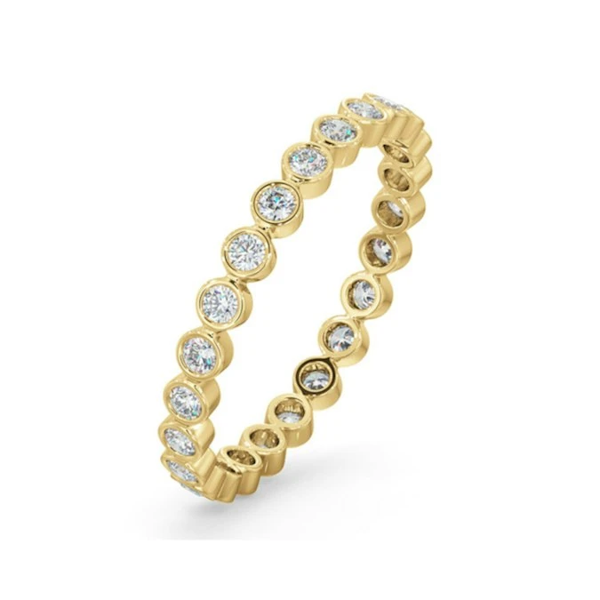 Eternity Ring Emily 18K Gold Diamond 0.50ct H/Si 1 Eternity Ring Emily 18K Gold Diamond 0.50ct H/Si
