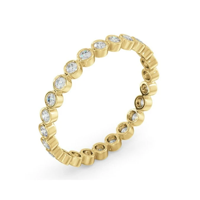 Eternity Ring Emily 18K Gold Diamond 0.50ct H/Si 2 Eternity Ring Emily 18K Gold Diamond 0.50ct H/Si - Image 2