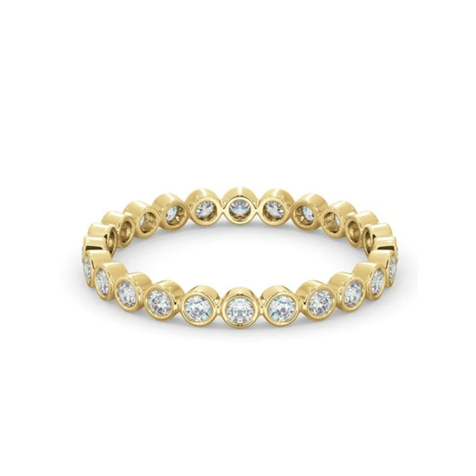Eternity Ring Emily 18K Gold Diamond 0.50ct H/Si 3 Eternity Ring Emily 18K Gold Diamond 0.50ct H/Si - Image 3