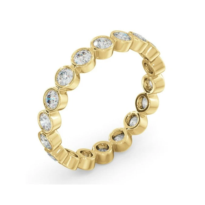 Eternity Ring Emily 18K Gold Diamond 1.00ct G/Vs 2 Eternity Ring Emily 18K Gold Diamond 1.00ct G/Vs - Image 2