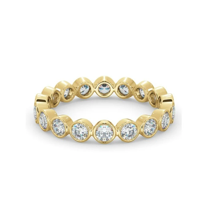 Eternity Ring Emily 18K Gold Diamond 1.00ct H/Si 3 Eternity Ring Emily 18K Gold Diamond 1.00ct H/Si - Image 3