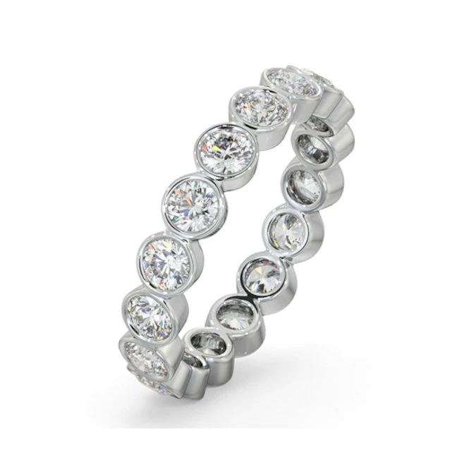 Eternity Ring Emily 18K White Gold Diamond 2.00ct H/Si 1 Eternity Ring Emily 18K White Gold Diamond 2.00ct H/Si
