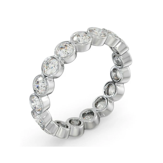 Eternity Ring Emily 18K White Gold Diamond 2.00ct G/Vs 2 Eternity Ring Emily 18K White Gold Diamond 2.00ct G/Vs - Image 2