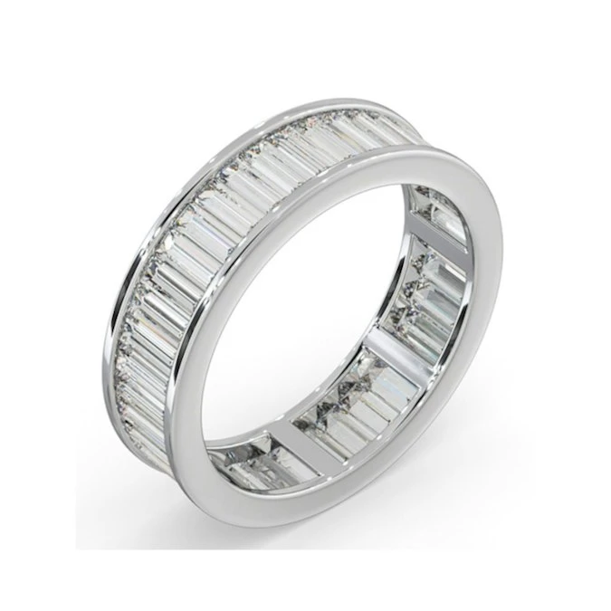 Eternity Ring Grace Platinum Diamond 3.00ct H/Si 2 Eternity Ring Grace Platinum Diamond 3.00ct H/Si - Image 2