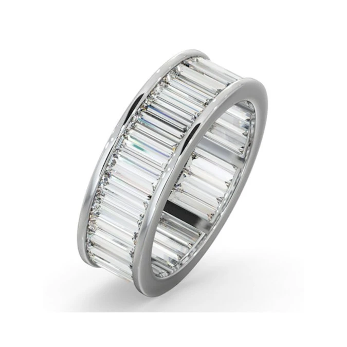 Eternity Ring Grace Platinum Diamond 5.00ct H/Si 1 Eternity Ring Grace Platinum Diamond 5.00ct H/Si