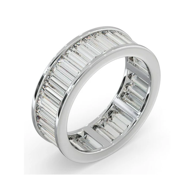 Eternity Ring Grace Platinum Diamond 5.00ct H/Si 2 Eternity Ring Grace Platinum Diamond 5.00ct H/Si - Image 2