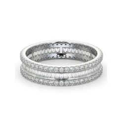 Eternity Ring Katie 18K White Gold Diamond 1.00ct H/Si -The Diamond Store HG49 100W2 1