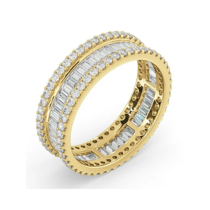 Eternity Ring Katie 18K Gold Diamond 2.00ct H/Si 2 Eternity Ring Katie 18K Gold Diamond 2.00ct H/Si - Image 2