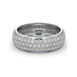 Eternity Ring Sara 18K White Gold Diamond 2.00ct H/Si -The Diamond Store HG55 200W2 1