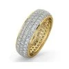 Eternity Ring Sara 18K Gold Diamond 2.00ct G/Vs
