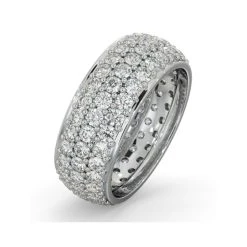 Eternity Ring Sara Platinum Diamond 3.00ct H/Si