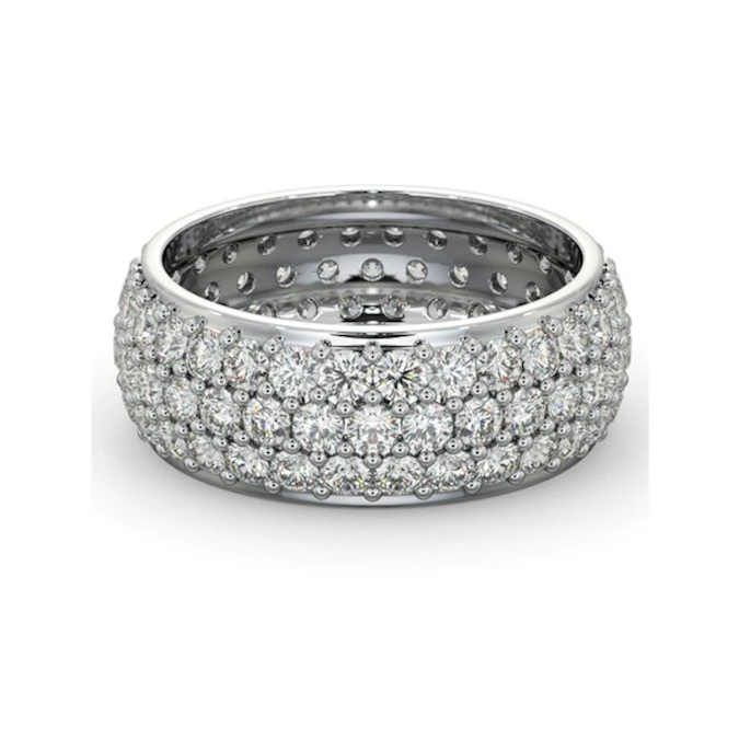 Eternity Ring Sara Platinum Diamond 3.00ct G/Vs 3 Eternity Ring Sara Platinum Diamond 3.00ct G/Vs - Image 3