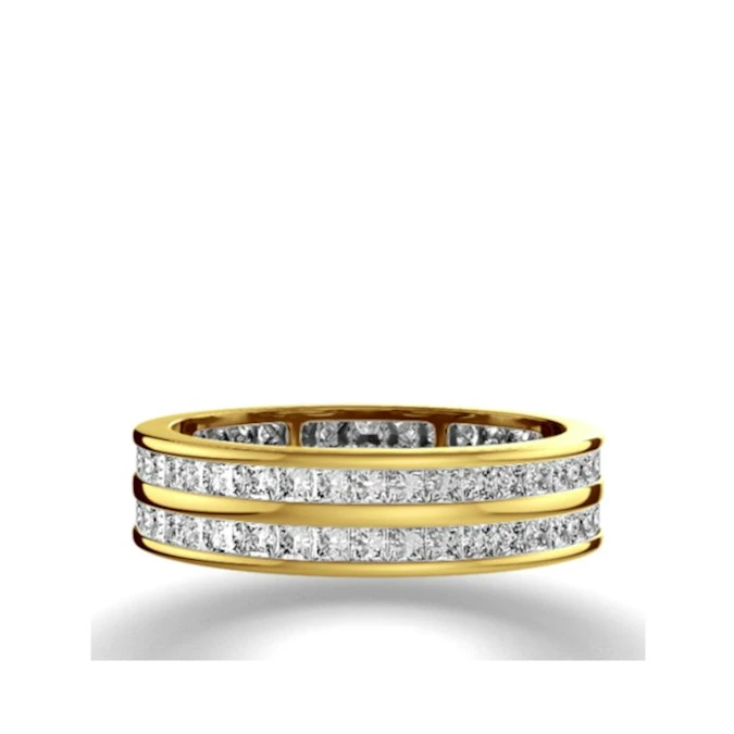 Eternity Ring Holly 18K Gold Diamond 3.00ct G/Vs 2 Eternity Ring Holly 18K Gold Diamond 3.00ct G/Vs - Image 2