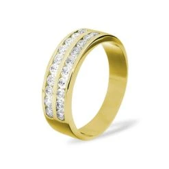 LUCY 18K Gold Diamond ETERNITY RING 0.50CT G/VS