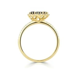 Sapphire 1.31ct And Diamond 18K Yellow Gold Alegria Ring -The Diamond Store L2347s