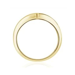 Lab Diamond Wishbone Ring 0.50ct H/Si In 9K Gold -The Diamond Store LBC4002s