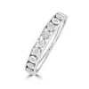 Channel Set Lab Diamond Eternity Ring 0.05ct In 9K White Gold