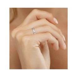 Channel Set Lab Diamond Eternity Ring 0.05ct In 9K White Gold -The Diamond Store LBC4016Wh