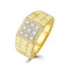 Mens Lab Diamond Design Ring 0.25ct H/Si In 9K Gold