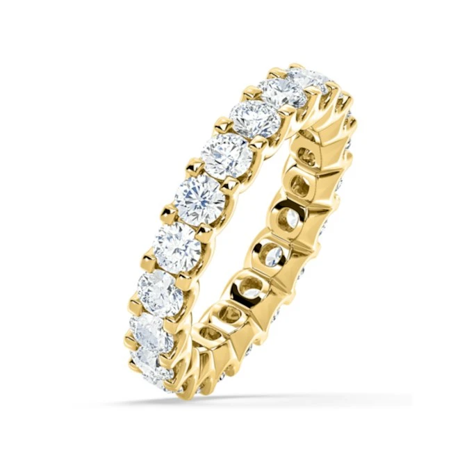 Eternity Ring Chloe 18K Gold Diamond 3.00ct H/Si 1 Eternity Ring Chloe 18K Gold Diamond 3.00ct H/Si