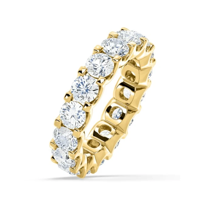 Eternity Ring Chloe 18K Gold Diamond 5.00ct H/Si 1 Eternity Ring Chloe 18K Gold Diamond 5.00ct H/Si