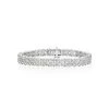 Evening Bracelet 8.11ct Lab Diamond 9K White Gold