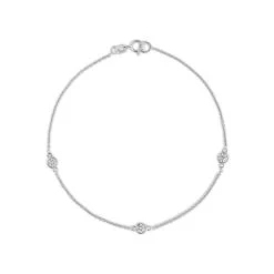 0.31ct Lab Diamond Bracelet Set In 925 Sterling Silver