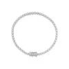 1.50ct Lab Diamond Bracelet 4ct Look 9K White Gold