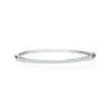 2.5ct Lab Diamond Eternity Bangle H/Si Quality Set In 9K White Gold