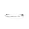 0.50ct Lab Diamond Eternity Bangle H/Si Quality Set In 925 Sterling Silver