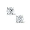 Diamond Earrings 2.00ct Look Galileo Style 0.74ct In 18K White Gold