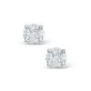 Diamond Earrings 1.00ct Look Galileo Style - 0.30ct In 18K White Gold