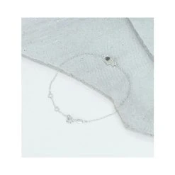 Hamsa Hand Sapphire And Lab Diamond Bracelet In 925 Sterling Silver -The Diamond Store NDI3653 h