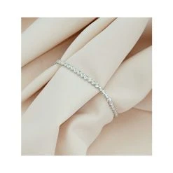 1ct Lab Diamond Tennis Bracelet Rub Over Style In 925 Sterling Silver 11 1ct Lab Diamond Tennis Bracelet Rub Over Style In 925 Sterling Silver -The Diamond Store NDI4221U h2
