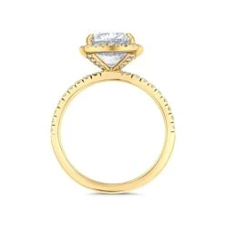 Beatrice 3.00ct Lab Diamond Cushion Cut Engagement Ring In 18K Yellow Gold F/VS1 9 Beatrice 3.00ct Lab Diamond Cushion Cut Engagement Ring In 18K Yellow Gold F/VS1 -The Diamond Store NDUT85 522Y d1