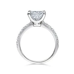 Katerina 3.00ct Lab Diamond Princess Cut Engagement Ring In Platinum G/VS1 9 Katerina 3.00ct Lab Diamond Princess Cut Engagement Ring In Platinum G/VS1 -The Diamond Store NDUT86 522W d1 1