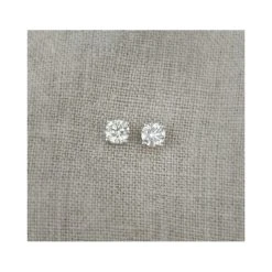 Diamond Earrings 1.00CT Studs G/Vs Quality In Platinum - 5.1mm 13 Diamond Earrings 1.00CT Studs G/Vs Quality In Platinum - 5.1mm -The Diamond Store Nov22 FG23 322XUS 2