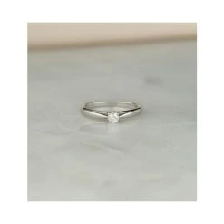 Tapered Design Lab Diamond Engagement Ring 0.15ct H/Si In 925 Silver 13 Tapered Design Lab Diamond Engagement Ring 0.15ct H/Si In 925 Silver -The Diamond Store Nov22 NDE6233U 220NDE6233Y 2