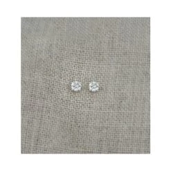 Lab Diamond Stud Earrings 0.30ct H/Si Quality In 9K White Gold - 3mm -The Diamond Store Nov22 NDH5247Y 2 1