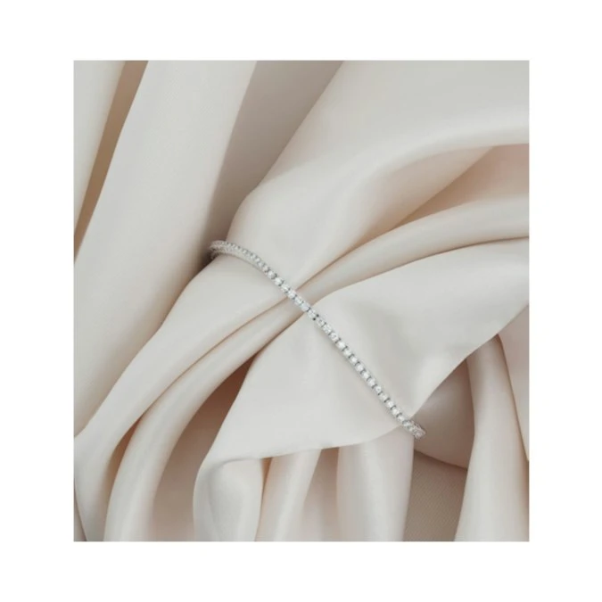 1.5ct Lab Diamond Tennis Bracelet Claw Set In 925 Silver 5 1.5ct Lab Diamond Tennis Bracelet Claw Set In 925 Silver - Image 5