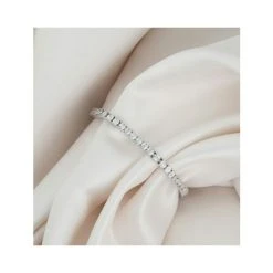 Silver Diamond Set 0.57ct Tennis Bracelet -The Diamond Store Nov22 UD3226 2