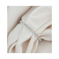 0.19ct Diamond And Silver Twist Bracelet - UD3241 -The Diamond Store Nov22 UD3241 2