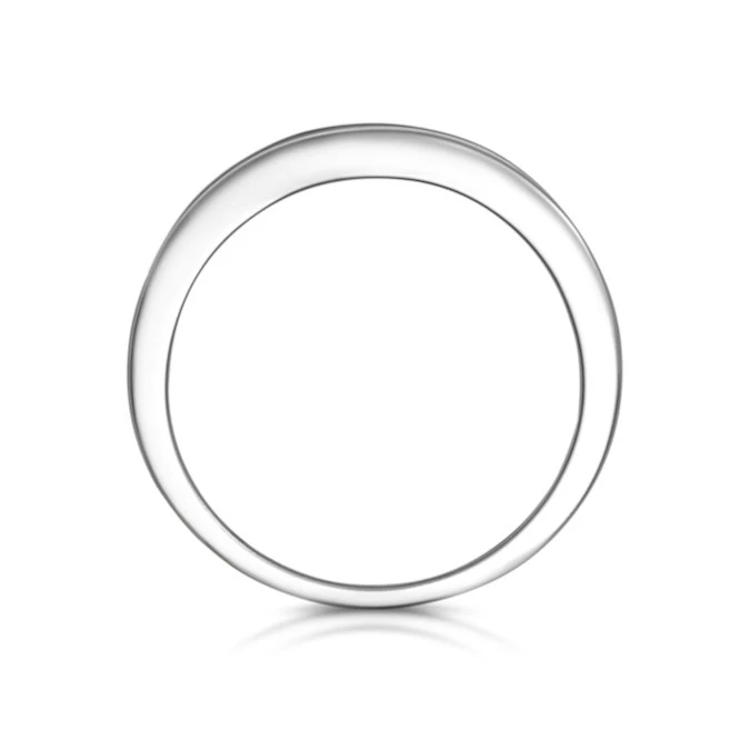 Elina Matching Wedding Band 0.45ct H/Si Diamond In 18K White Gold 2 Elina Matching Wedding Band 0.45ct H/Si Diamond In 18K White Gold - Image 2