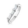 Galina Matching Wedding Band 0..40ct H/Si Diamond In 18K White Gold