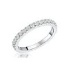 Natalia Matching 2MM Wedding Band 0.55ct H/Si Diamonds 18KW Gold