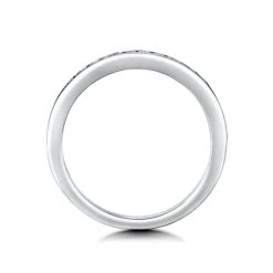Charlotte 2.6MM Wedding Band 0.15ct H/Si Diamonds Platinum -The Diamond Store SR35 WBs 1