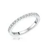 Roxy Matching 2MM Wedding Band 0.36ct H/Si Diamonds In 18K White Gold