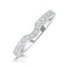 Valerie Matching Wedding Band 0.50ct G/Si Diamond In Platinum
