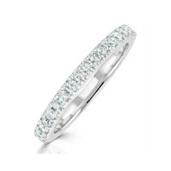 Elizabeth Matching Wedding Band 0.45ct G/Si Diamond In Platinum